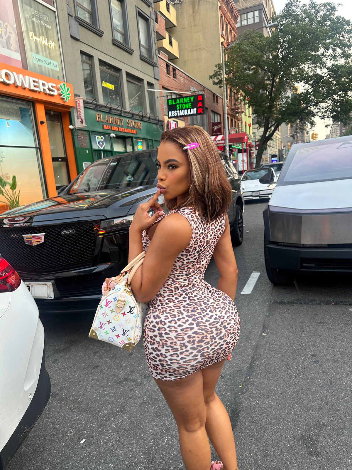 LEOPARD MINI DRESS
