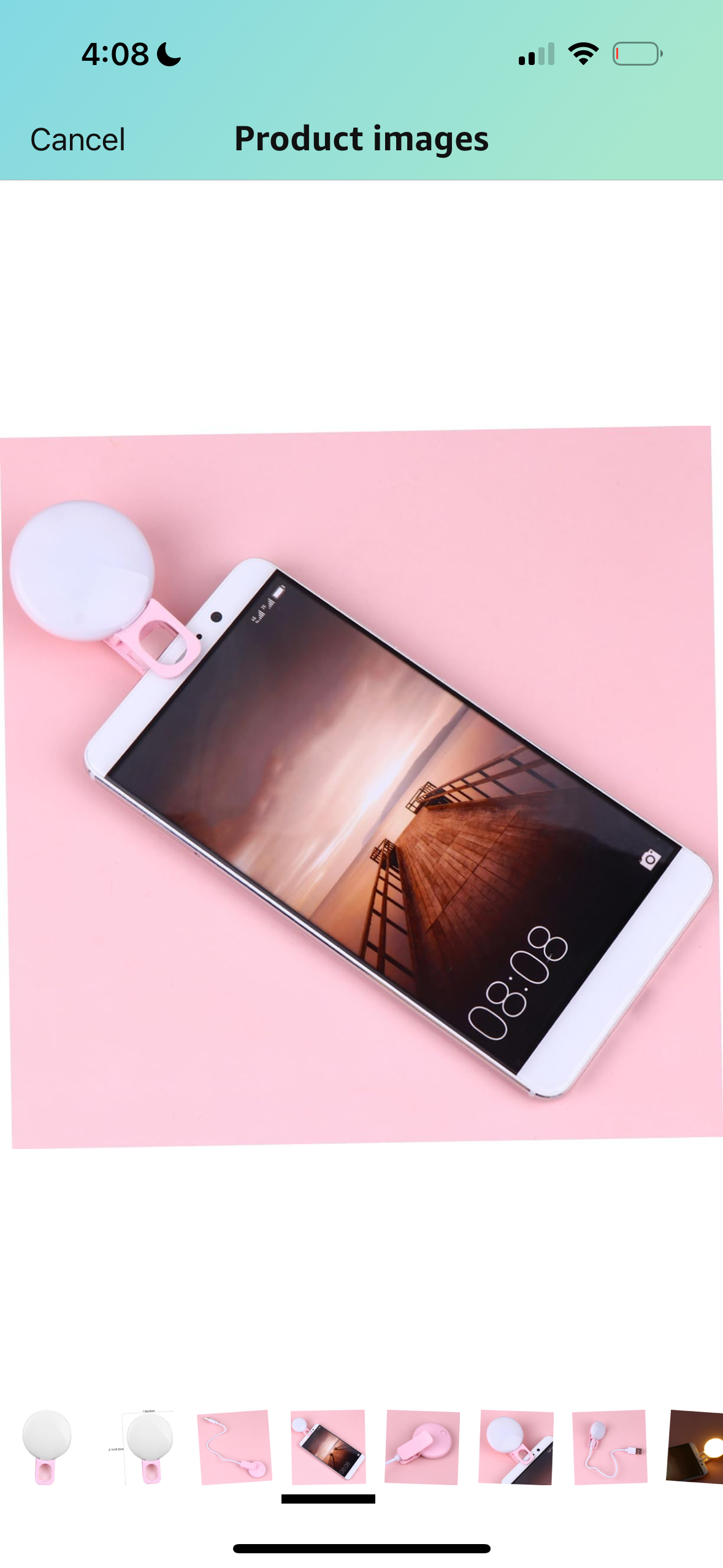 Mini selfie light