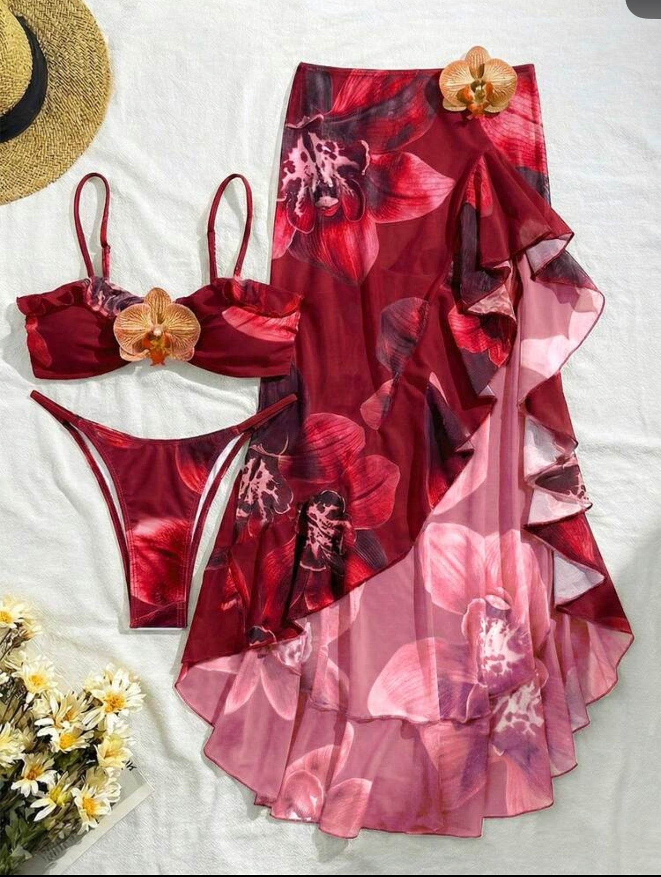 NICKI 3 PIECE BIKINI SET