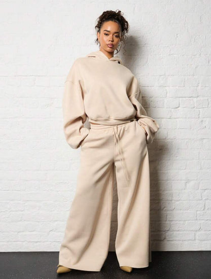 TAN SWEATPANTS SET
