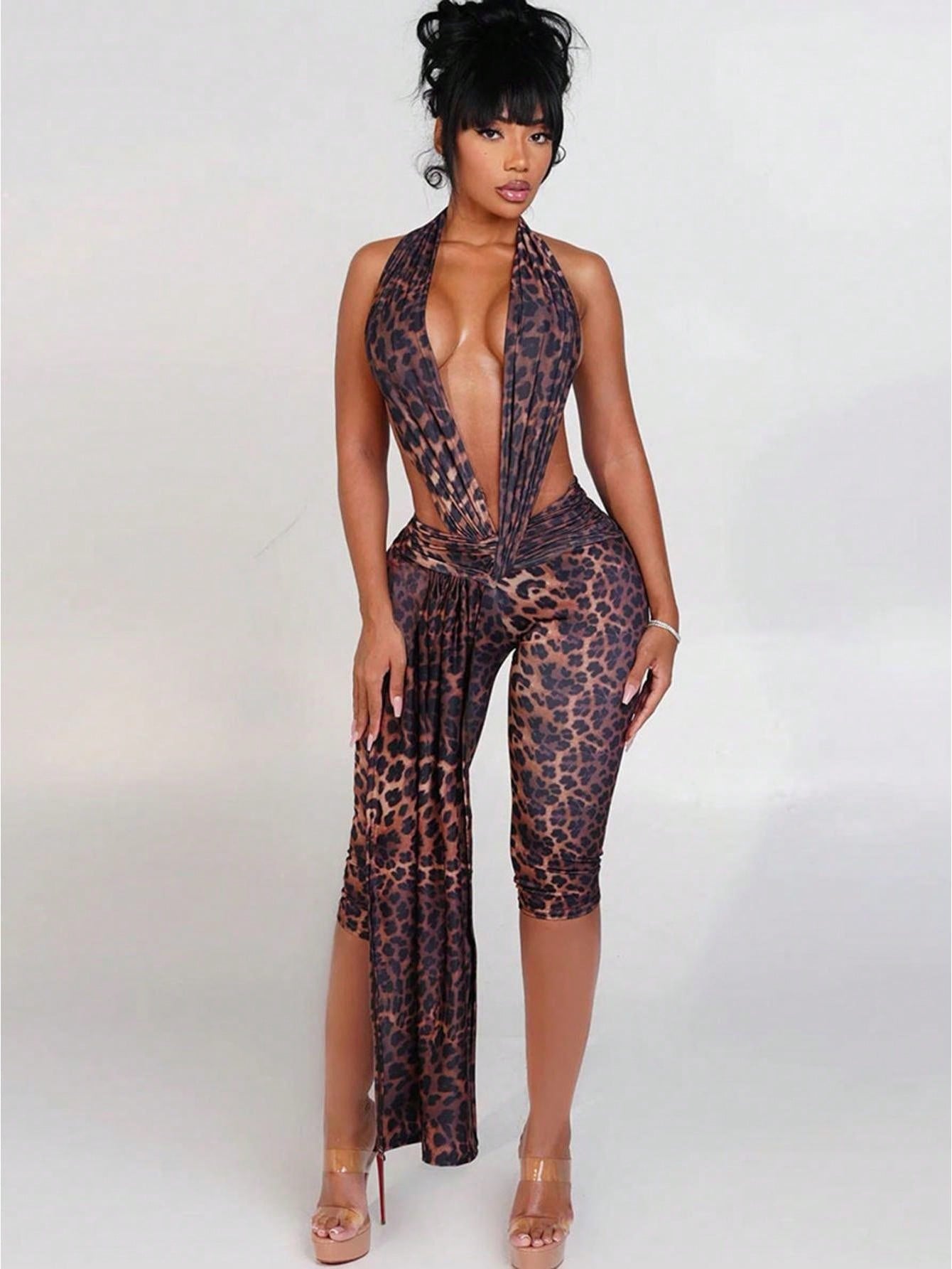 LEOPARD JUMPSUIT