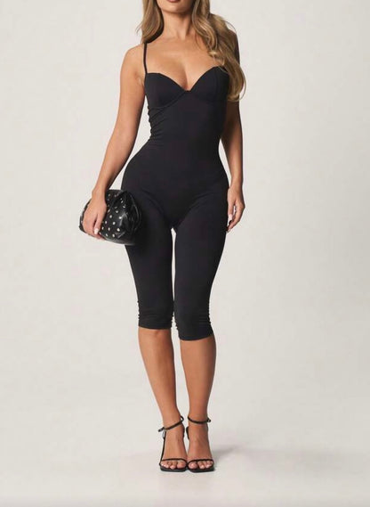 SPAGUETTI STRAPS BASIC ROMPER