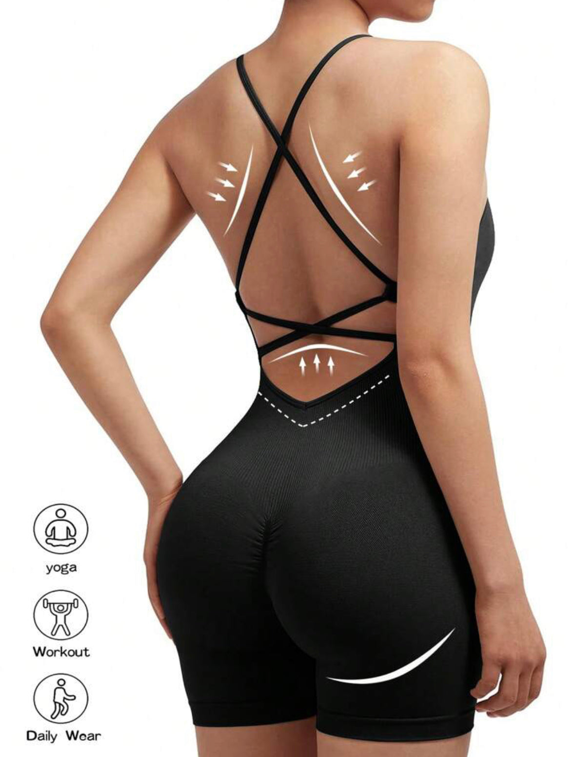 Sport shaper romper