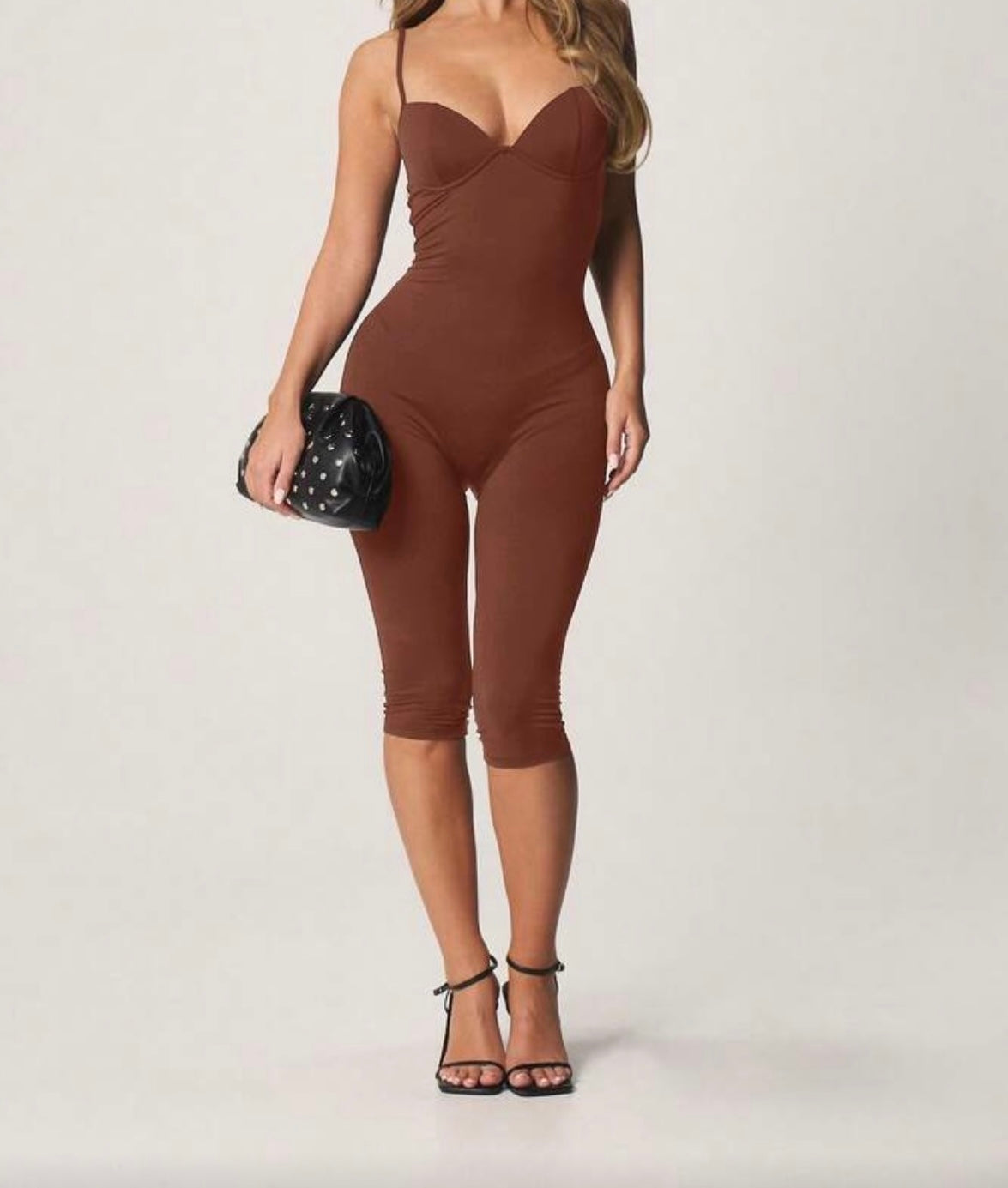 SPAGUETTI STRAPS BASIC ROMPER