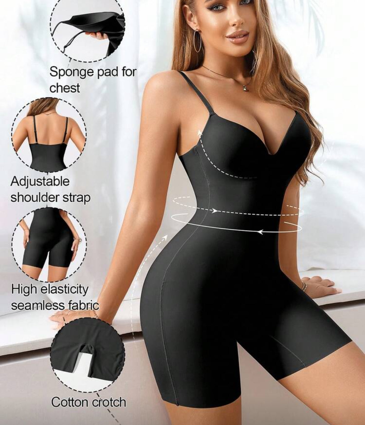 SPAGUETTI STRAPS BASIC ROMPER