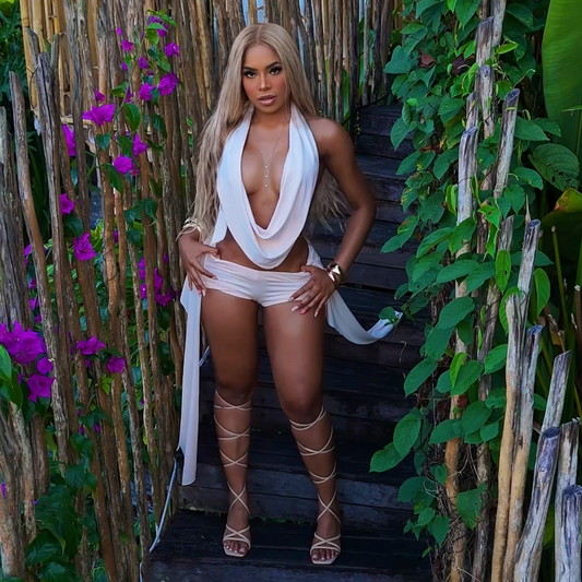 BEYONCE SHORTS SET